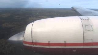 Bearskin Airlines Fairchild Metro 23 Landing At Timmins, Canada - Window View Bearskin Airlines Fairchild Metro 23 Landing At Timmins, Canada - Window View