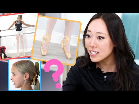 pointe shoe fitter reacts to LILY K