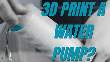 3D Print an Archimedes Screw and Demo