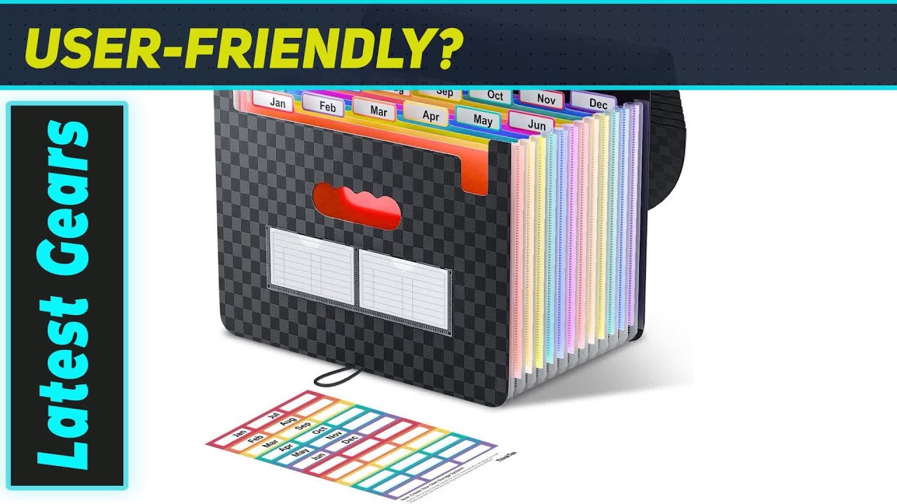 ThinkTex Accordion File Organizer: The Ultimate Paper Solution