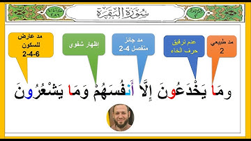 كيفية إتقان أحكام تجويد سورة البقرة في أسرع وقت وبدون نسيان ( اية 9 💚 ) احمد البربرى