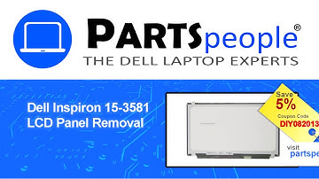 Dell Inspiron 15-3581 (P75F005) LCD Panel How-To Video Tutorial