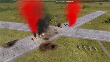 DCS: AJS37 Viggen Ground Attack SB M/71 Bomb (High Drag) in CCIP Mode Training Mission 9