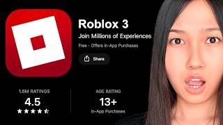 I TRIED ROBLOX 3...