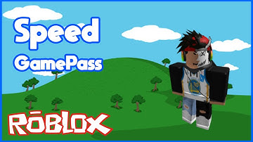 How To Make A Speed GamePass In Roblox Studio!