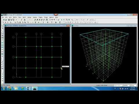Video Hướng dẫn mô hình khung không gian bằng Etasb 9.7.4 -... - youtube