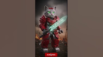 Don’t MESS With This CAT… It’s a LEGO DRAGON SLAYER Now 🐱🧱🔥 #shorts #cat #lego