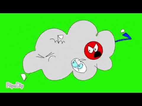 pocoyo fight cloud green screen
