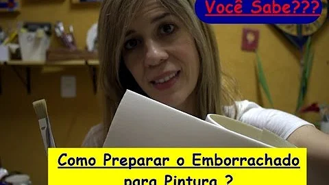Como preparar o emborrachado para pintar?