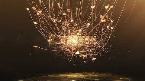 Golden Butterflies Logo 2 After Effects Templates