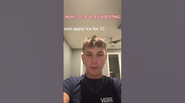 How to treat a Wasp Sting #emergency