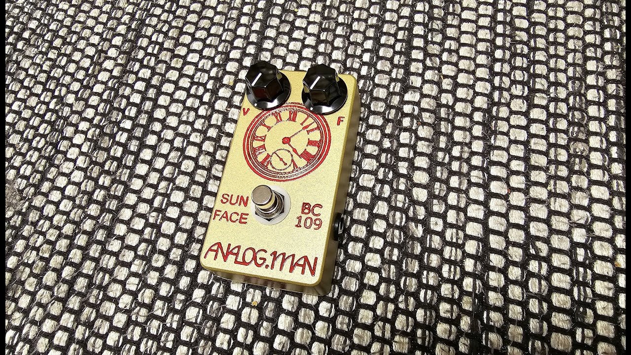 ギター Analogman Sunface Fuzz BC109 Analog.man AnalogMan Sun Face BC-109B – Motor City Guitar