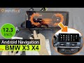 123 inch bmw x3 f25 x4 f26 cic nbt android navigation gps screen retrofit apple carplay upgrade