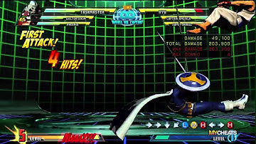 Marvel vs Capcom 3 Taskmaster 690k Damage Combo Strategy Video