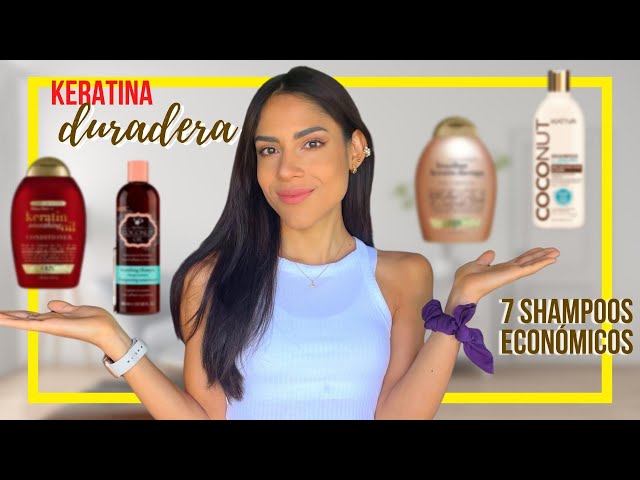 Cual es el Mejor Shampoo después de la KERATINA sin SAL y SIN SULFATO (el 4  NO LO ESPERAS!) - YouTube