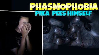 Pika Pees Himself While Playing Phasmophobia