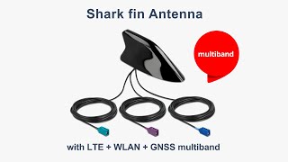 Delock Shark Fin Antenne Mit Lte Wlan Gnss Multiband