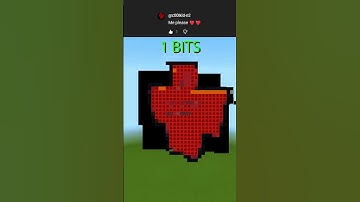 My Subscriber Satisfying Pixel Art in Minecraft! 145 #effectking #shorts #gaming #minecraft