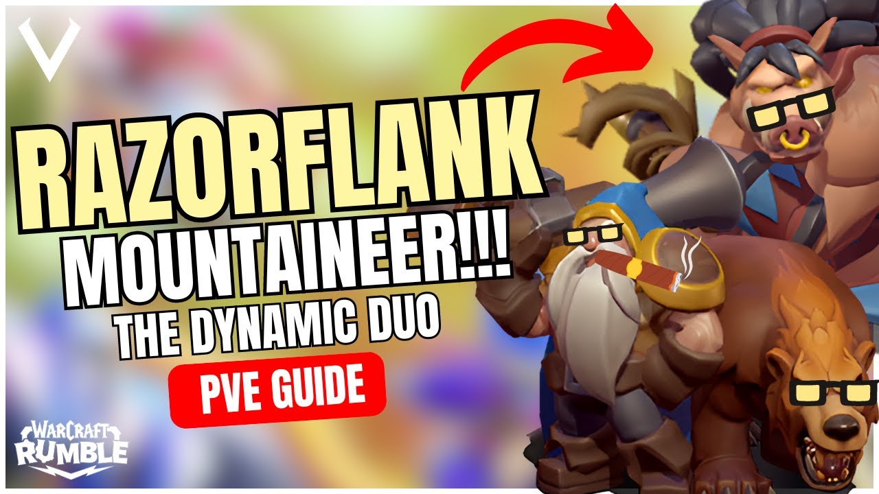 Epic PVE Guide : Charlga Razorflank Warcraft Rumble! - YouTube