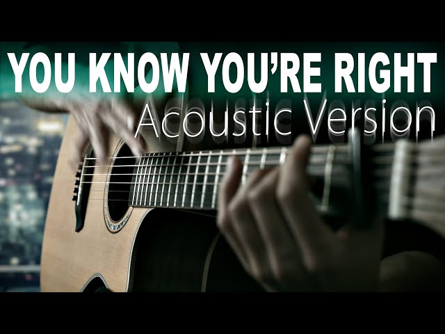 Nirvana - You know you're right⎪Loud acoustic version class=