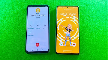 Xiaomi redmi Note 11 vs Samsung Galaxy A52s incoming call and outgoing call (android 11 vs 12)