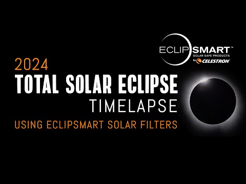 2024 Total Solar Eclipse - Timelapse - Dallas, TX
