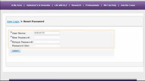 New Returning User Login Page