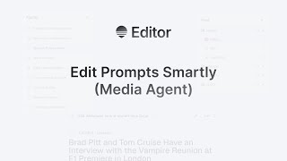 How to Edit Prompts in Media Agents (Instant Control Over Images & Copy)