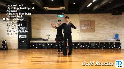 Cha Cha Cha Gold Routine