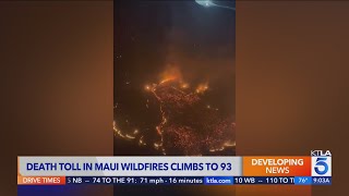 3 canine teams from L.A. County Fire leave for Maui to assist with search and rescue efforts
