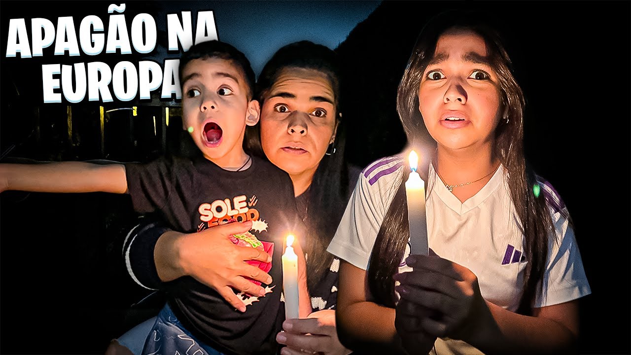 ⚠️ APAGÃO NA EUROPA! 24 horas NO ESCURO COM A FAMILIA!