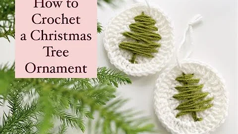 Crochet a Festive Christmas Tree Ornament