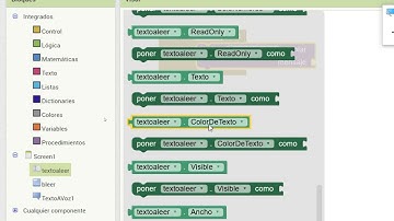 Texto a voz App Inventor Programación TIC ESO Bachillerato IES Monterroso