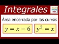 ÁREA ENTRE CURVAS - Ejercicio 6