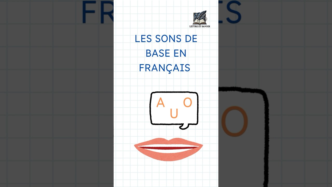 Les sons de base en français (Niveau A1) #coursdefrançais #fle #apprendrelefrançais