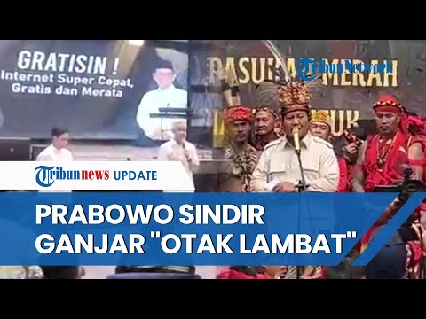 SINDIRAN Prabowo ke Ganjar: Yang Bilang Lebih Penting Daripada Makan Gratis, Otaknya Lambat