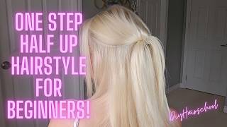 Beginner-Friendly Half-Up Hairstyle for Fine Hair