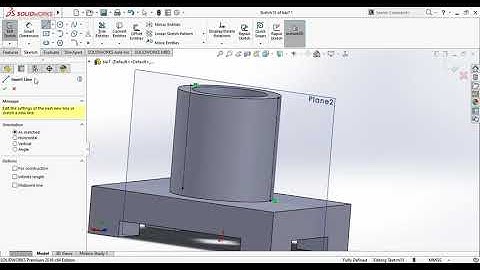 Cách dùng lệnh rib từ gân lên mép bề mặt tròn trong Solidworks