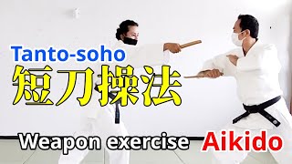 短刀操法 Tanto soho 自習用動画 #aikido #martialarts #germany