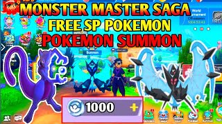 Free SP Pokemon | 1000+ POKEMON Summon | pokeveres world | Monster Master Saga