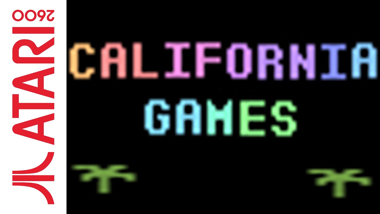 Jeu Atari 2600 California Games - Version PAL (N°8822P) - Cartouche Seule (Loose) - État Correct - Rétrogaming