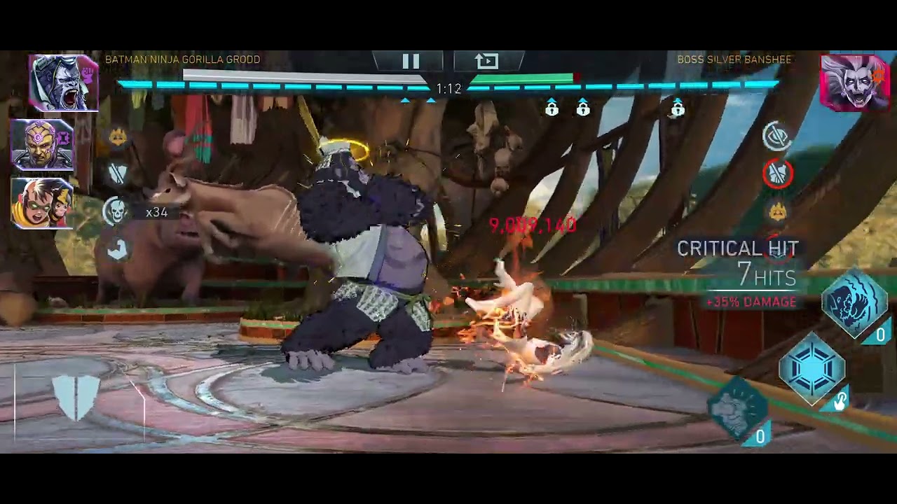 Silver Banshee ONE SHOT w BNGG - Realm Klash H4T2 - Injustice 2 Mobile (Free to play)