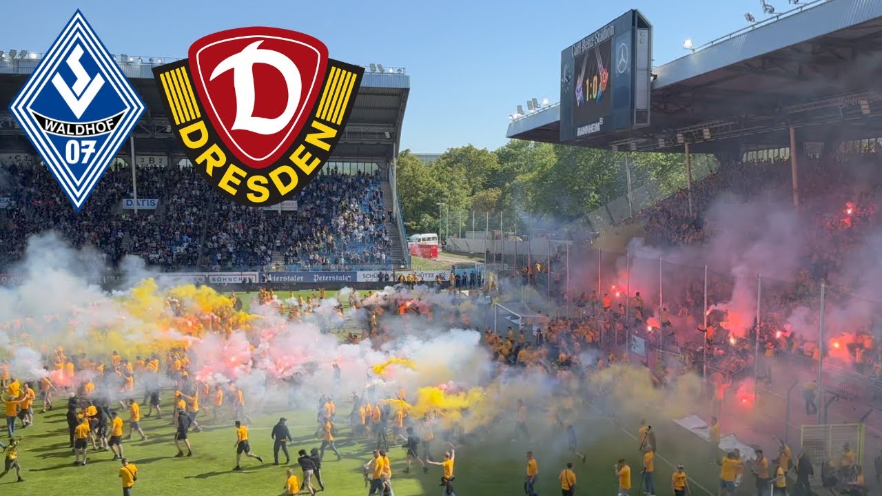 Dresden Auswärts in Mannheim! Waldhof Mannheim vs Dynamo Dresden 10.05.25 Groundhopping