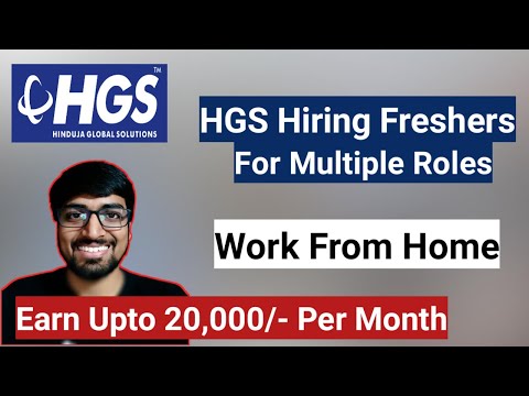 HGS Jobs For Freshers | Interview Questions | All Graduate Job Openings | Work From Home Jobs |