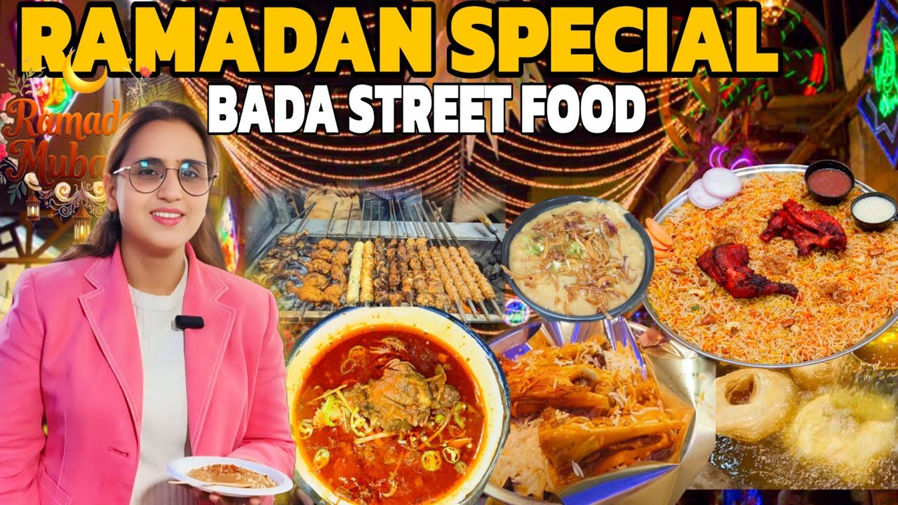 RAMADAN SPECIAL BADA HINDURAO STREET FOOD | chamma Nahari Rafiq nahari