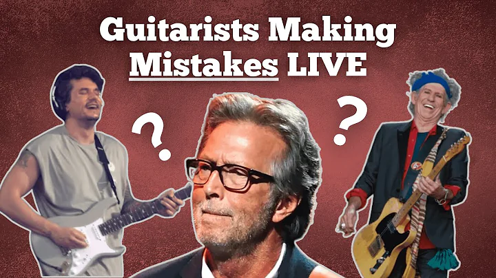 Legendary Guitarists Making Mistakes Live