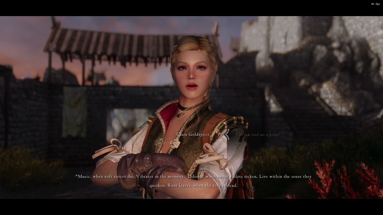 Clara poem reading | Music when Soft Voices Die