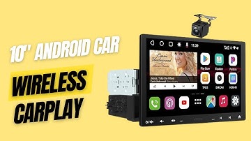 10" Android AI Car Stereo – Double Din & Single Din Floating Screen Head Unit with 4G LTE, Wireless
