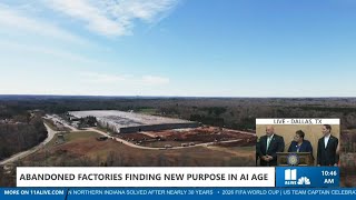 Abandoned factories repurposed for AI infrastructure boom