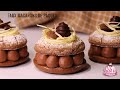 ❀ Recette de Faux-Macarons Nids de Pâques Tout Chocolat ❀
